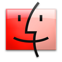 13 Finder Leopard Cranberry icon